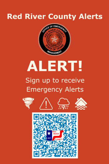 Red River County Alerts. Sign up to receive Emergency Alerts.